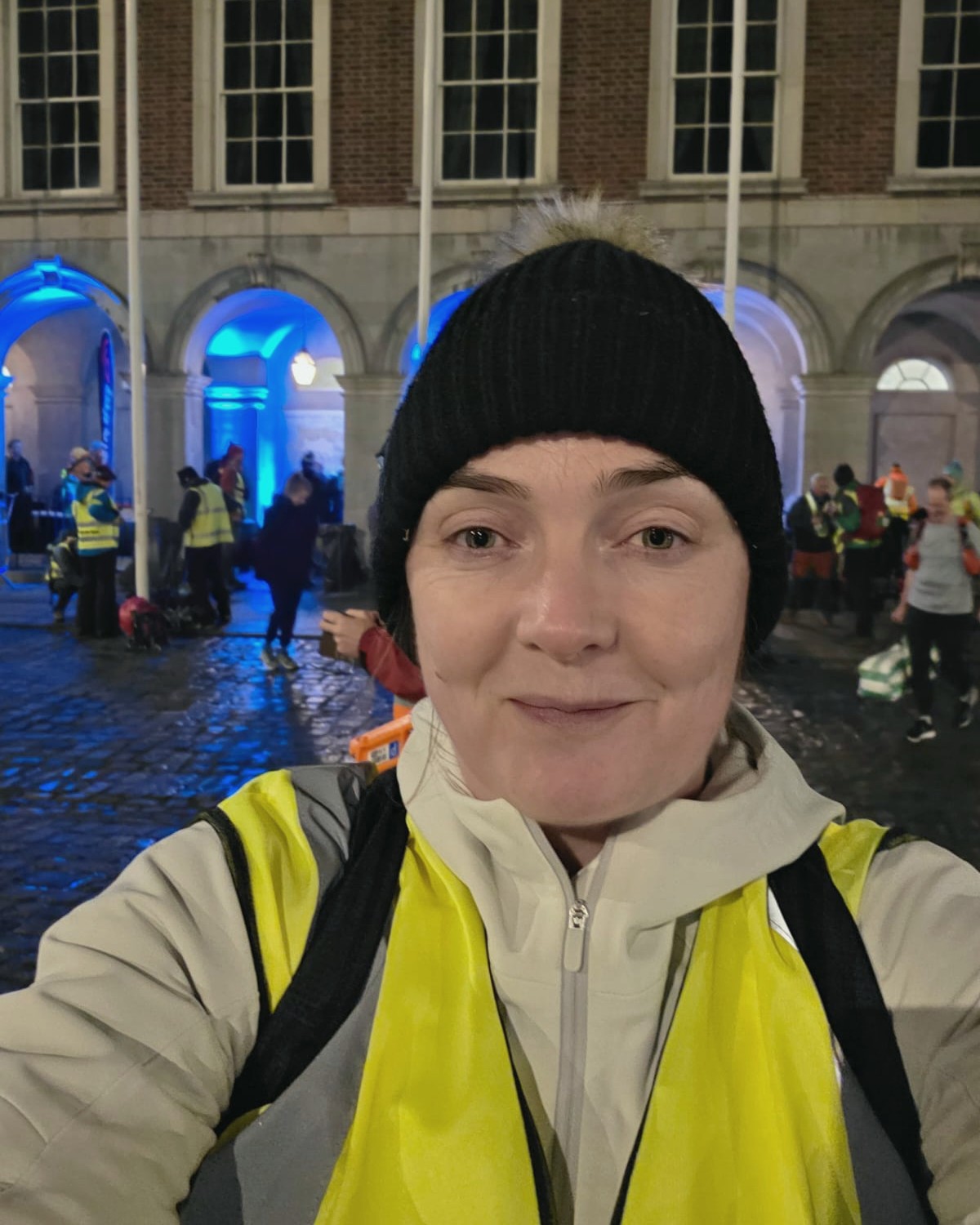 Sarah on the move at Dublin Castle